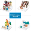 image:imageiDesign Recycled Plastic 3Tier Spice Rack The Linus Collection  88 x 101 x 35 Clear88 x 101 x 35 Pack of 2