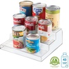 image:imageiDesign Recycled Plastic 3Tier Spice Rack The Linus Collection  88 x 101 x 35 Clear88 x 101 x 35 Pack of 2