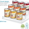 image:imageiDesign Recycled Plastic 3Tier Spice Rack The Linus Collection  88 x 101 x 35 Clear88 x 101 x 35 Pack of 2