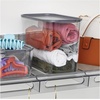 image:imageiDesign Wallspace Tall Inner Bin with Lid  Storage Garage or Laundry Room  Clear  Made in USA