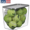 image:imageiDesign Wallspace Tall Inner Bin with Lid  Storage Garage or Laundry Room  Clear  Made in USA