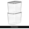 image:imageiDesign Wallspace Tall Inner Bin with Lid  Storage Garage or Laundry Room  Clear  Made in USA