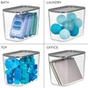 image:imageiDesign Wallspace Tall Inner Bin with Lid  Storage Garage or Laundry Room  Clear  Made in USA