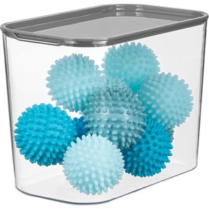 image:imageiDesign Wallspace Tall Inner Bin with Lid  Storage Garage or Laundry Room  Clear  Made in USA