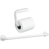 image:imageiDesign Plastic Wall Mount Paper Holder Dispenser for Master Guest Kids Bathroom 695 x 74 x 145 Toilet Tissue BarWall Mount