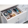 image:imageiDesign 49250 Rain BPAFree Plastic Drawer Organizer Tray  12 x 6 x 3 ClearLarge