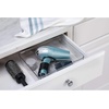 image:imageiDesign 49250 Rain BPAFree Plastic Drawer Organizer Tray  12 x 6 x 3 ClearLarge