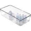 image:imageiDesign 49250 Rain BPAFree Plastic Drawer Organizer Tray  12 x 6 x 3 ClearMedium