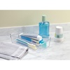 image:imageiDesign 49250 Rain BPAFree Plastic Drawer Organizer Tray  12 x 6 x 3 ClearMedium