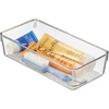 image:imageiDesign 49250 Rain BPAFree Plastic Drawer Organizer Tray  12 x 6 x 3 ClearMedium