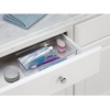 image:imageiDesign 49250 Rain BPAFree Plastic Drawer Organizer Tray  12 x 6 x 3 ClearMedium
