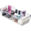 image:imageiDesign 49250 Rain BPAFree Plastic Drawer Organizer Tray  12 x 6 x 3 ClearSmall