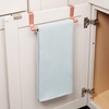 image:imageiDesign 29540 Forma Metal Over the Cabinet Dish and Hand Towel Bar Holder for Kitchen Bathroom 25 x 925 x 25 CopperCopper