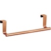 image:imageiDesign 29540 Forma Metal Over the Cabinet Dish and Hand Towel Bar Holder for Kitchen Bathroom 25 x 925 x 25 CopperCopper