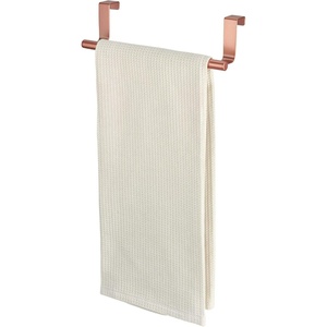 image:imageiDesign 29540 Forma Metal Over the Cabinet Dish and Hand Towel Bar Holder for Kitchen Bathroom 25 x 925 x 25 CopperCopper
