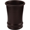 image:imageiDesign  26181 Olivia Metal Tumbler Makeup Brush Holder and Toothbrush Cup for Bathroom Countertop Desk Dorm College and Vanity 325 x 325 x 425 BronzeBronze