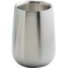 image:imageiDesign Nogu Metal Tumbler Cup Holder for Makeup Brushes Toothbrushes Glasses Brushes on Bathroom Vanity Countertops College Dorm Bedroom Desks 325 x 325 x 4  Brushed Stainless SteelPack of 1
