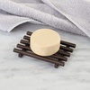 image:imageiDesign Steel SelfDraining Kitchen and Bathroom Bar Soap Holder The Kyoto Collection  425 x 3 x 05 BronzeBronze