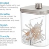 image:imageiDesign The Ilyse Collection Canister  Clear amp Brushed NickelPack of 1