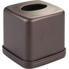 image:imageiDesign York Facial Tissue Box Cover Vintage Holder for Bathroom Vanity Countertops 575 x 575 x 55 Chrome and WhiteBronze