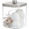 image:imageiDesign The Ilyse Collection Canister  Clear amp Brushed NickelPack of 1