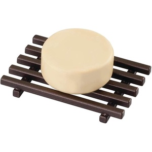 image:imageiDesign Steel SelfDraining Kitchen and Bathroom Bar Soap Holder The Kyoto Collection  425 x 3 x 05 BronzeBronze