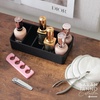 image:imageiDesign The Sarah Tanno Collection 5 Slot Silicone Cosmetic Drawer Organizer Black5 Section