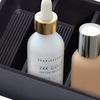 image:imageiDesign The Sarah Tanno Collection 5 Slot Silicone Cosmetic Drawer Organizer Black5 Section