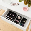 image:imageiDesign The Sarah Tanno Collection 5 Slot Silicone Cosmetic Drawer Organizer Black5 Section