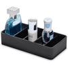 image:imageiDesign The Sarah Tanno Collection 5 Slot Silicone Cosmetic Drawer Organizer Black5 Section