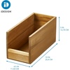 image:imageiDesign Acacia Wood OpenFront Bin NaturalPack of 1