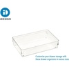 image:imageiDesign Plastic Drawer Organizer Bin ClearPack of 1