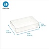 image:imageiDesign Plastic Drawer Organizer Bin ClearPack of 1