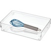 image:imageiDesign Plastic Drawer Organizer Bin ClearPack of 1